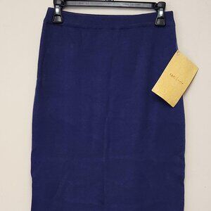 NWT Modern Soul long maxi knit skirt Blue XS X-Small
